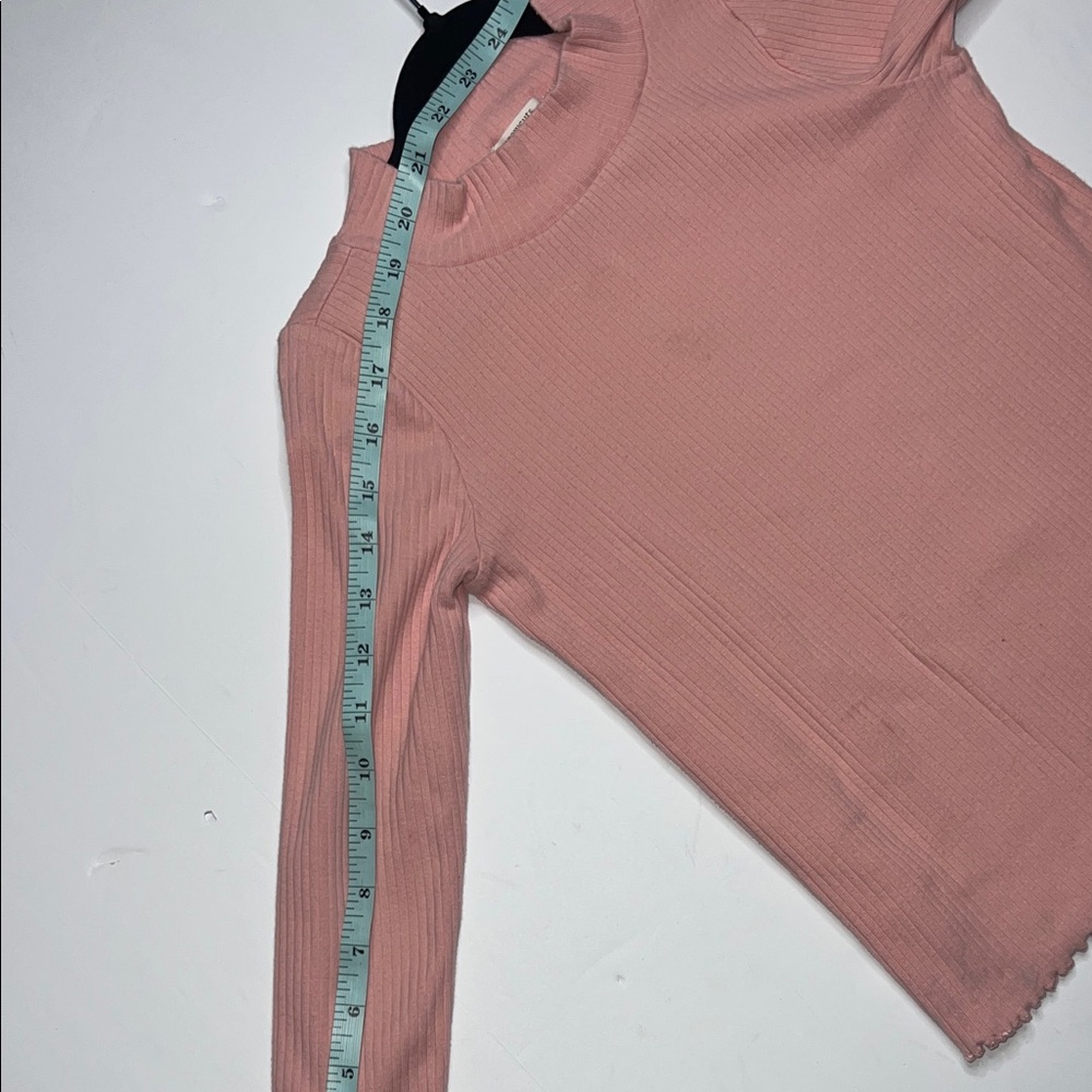 Crewcuts Pink Ribbed Long Sleeve Tee - Picture 7 of 7
